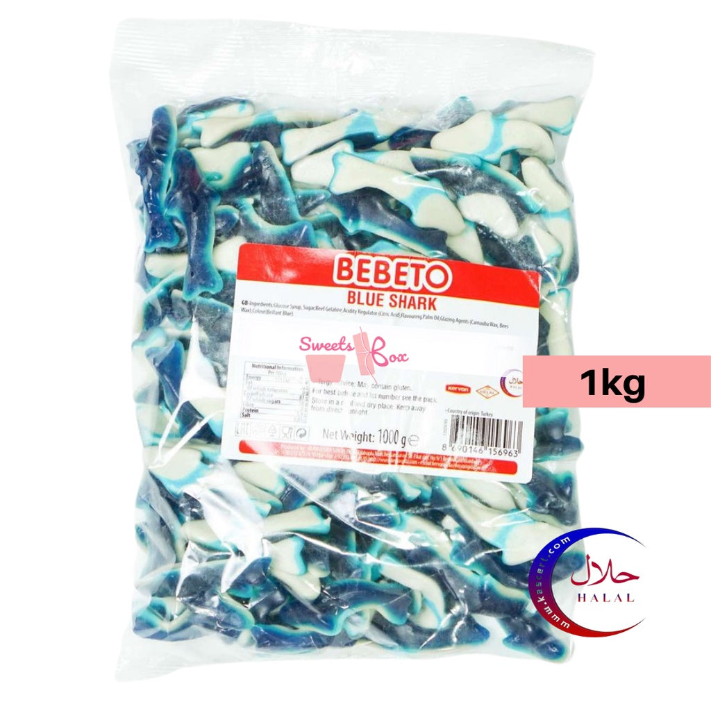 Bebeto Assorted Halal Gummy Candy 1kg - Tasty Halal Candy Gummy Gula-Gula Masam Manis Snack Family Pack