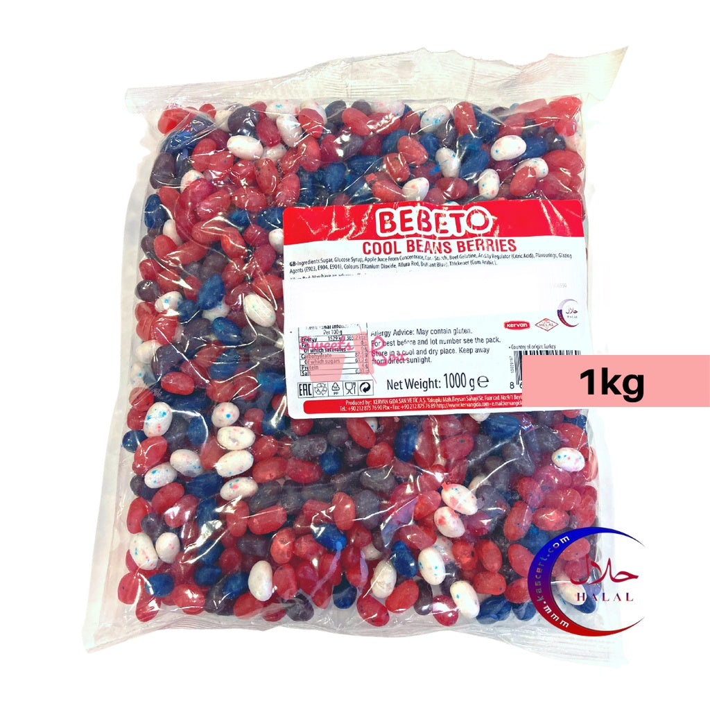 Bebeto Assorted Halal Gummy Candy 1kg - Tasty Halal Candy Gummy Gula-Gula Masam Manis Snack Family Pack
