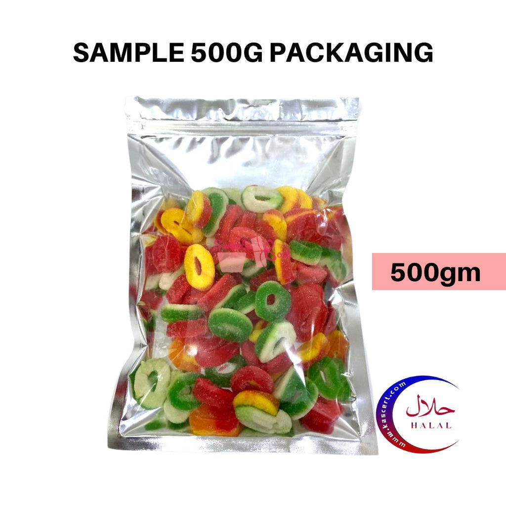 Sweetsbox | Bebeto Assorted Halal Gummy Candy - 500g - Tidbits - Snack - Gula-Gula - Snek Makanan Ringan