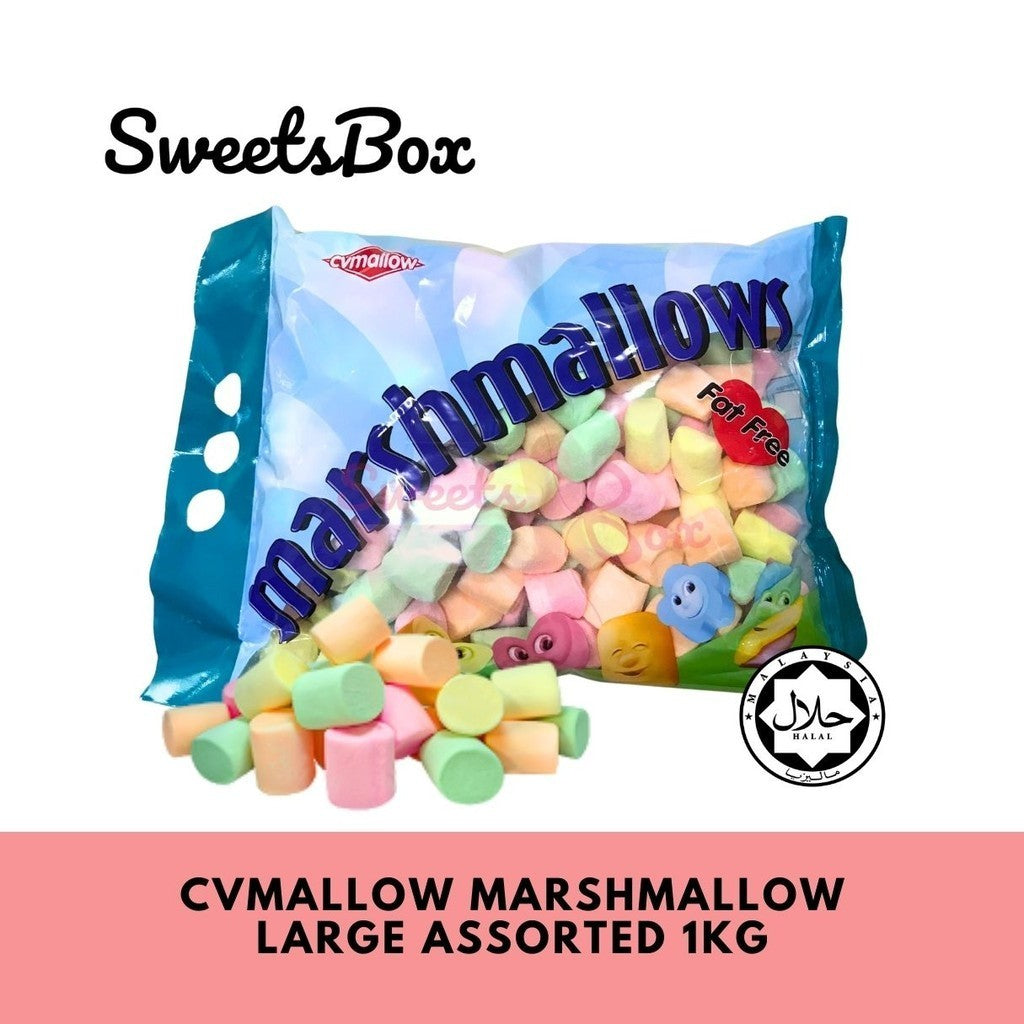 CVMallow Marshmallow 1kg - Halal Marshmallow