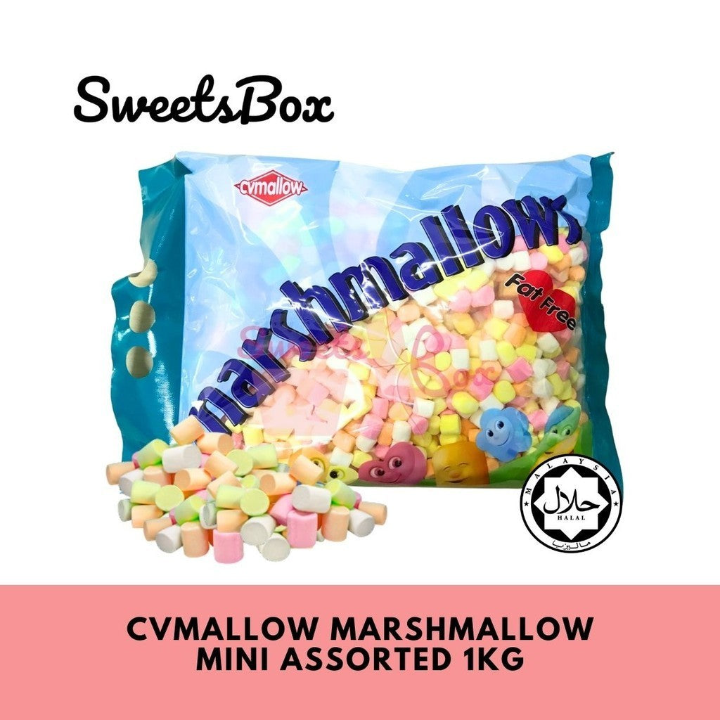 CVMallow Marshmallow 1kg - Halal Marshmallow