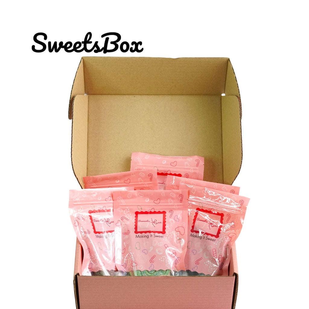 SweetsBox Sour Box / Sweet Collection - 600g-900g - Halal Candy Gummy