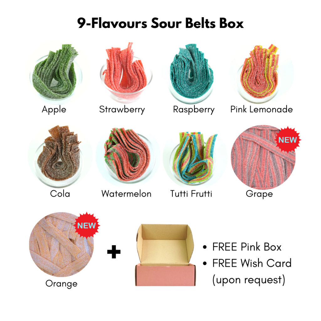 SweetsBox Sour Box / Sweet Collection - 600g-900g - Halal Candy Gummy