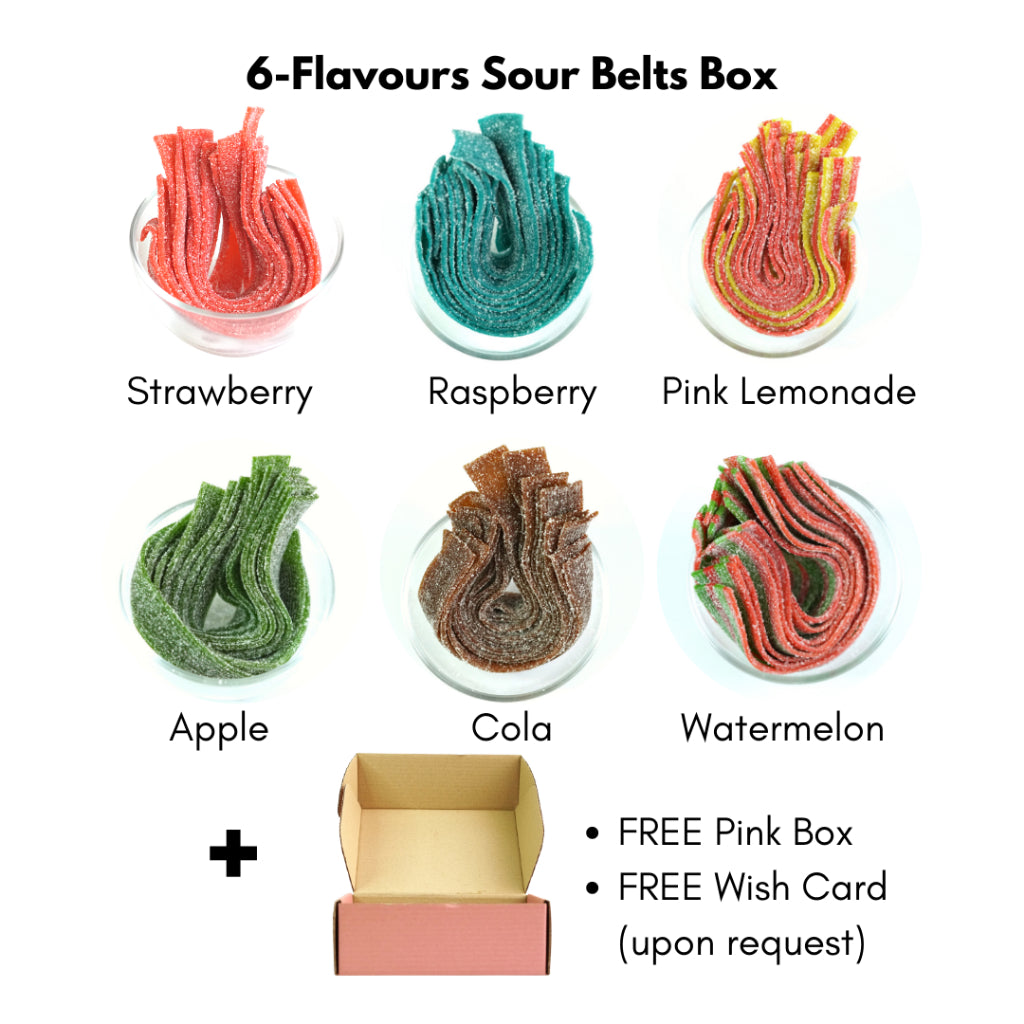 SweetsBox Sour Box / Sweet Collection - 600g-900g - Halal Candy Gummy