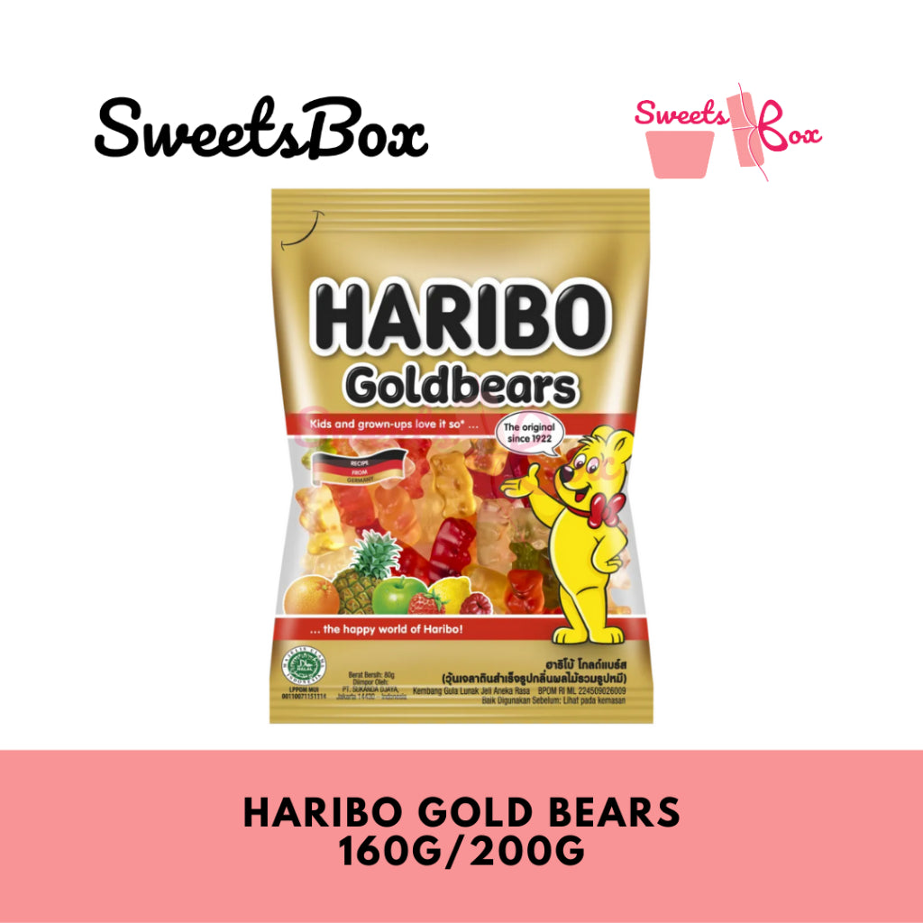 70g-200g HARIBO Halal Gummy Candy - Original Packaging Food Gummies Snacks
