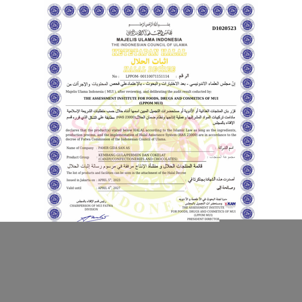 Haribo Sour Mix Halal Gummy Candy -