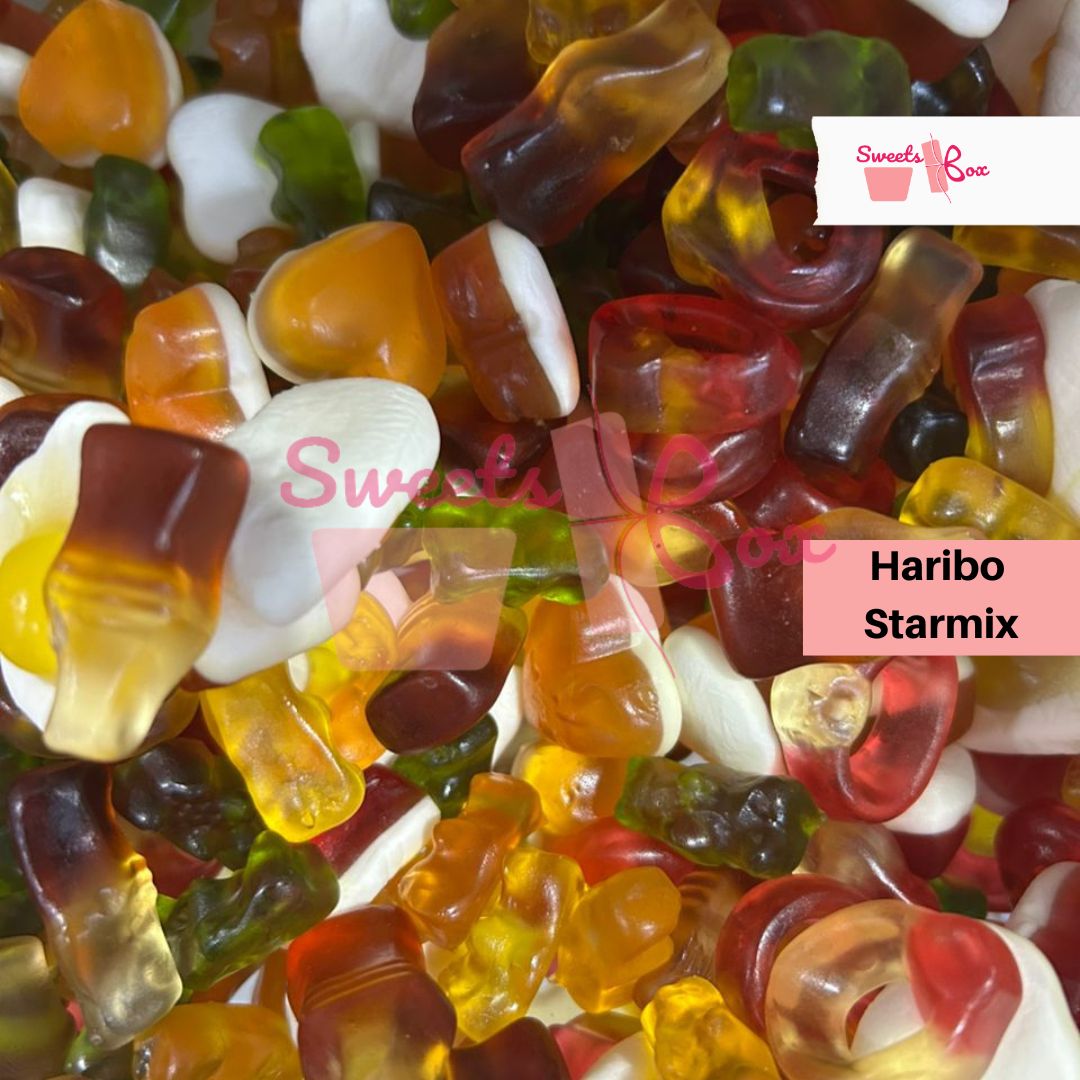 Sweetsbox | Haribo Assorted Halal Gummy Candy - 500g Repacked - Tidbits - Snack - Gula-Gula - Snek Makanan Ringan