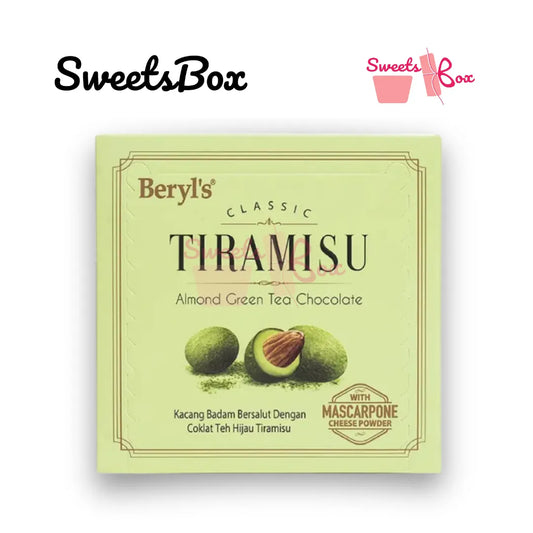 Beryl's Tiramisu Classic Almond Matcha White Chocolate 50g