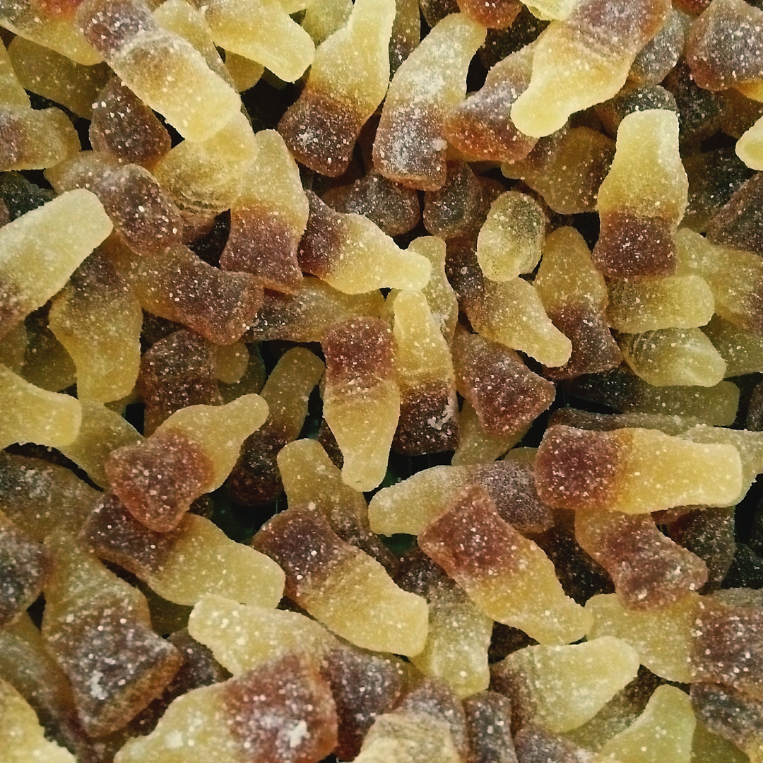 Bebeto Sour Cola Bottle Gummies – Tangy, Fizzy & Halal