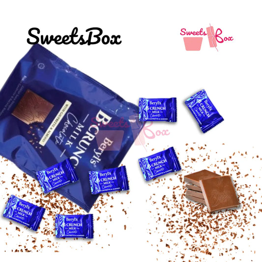 Beryl's B Crunch Milk Chocolate With Gaufrette & Almond (150g)