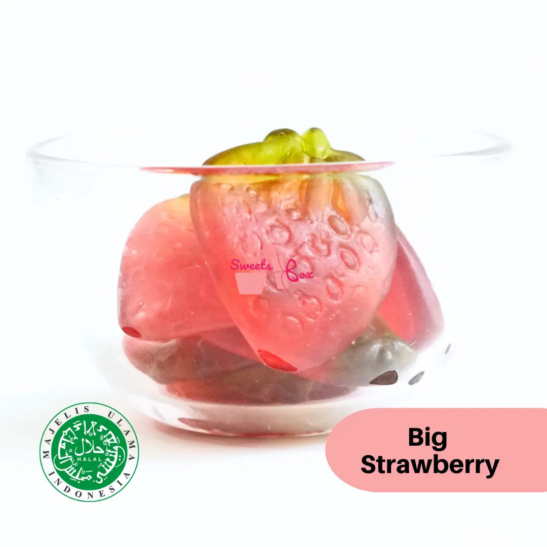 Haribo Big Strawberry Gummy