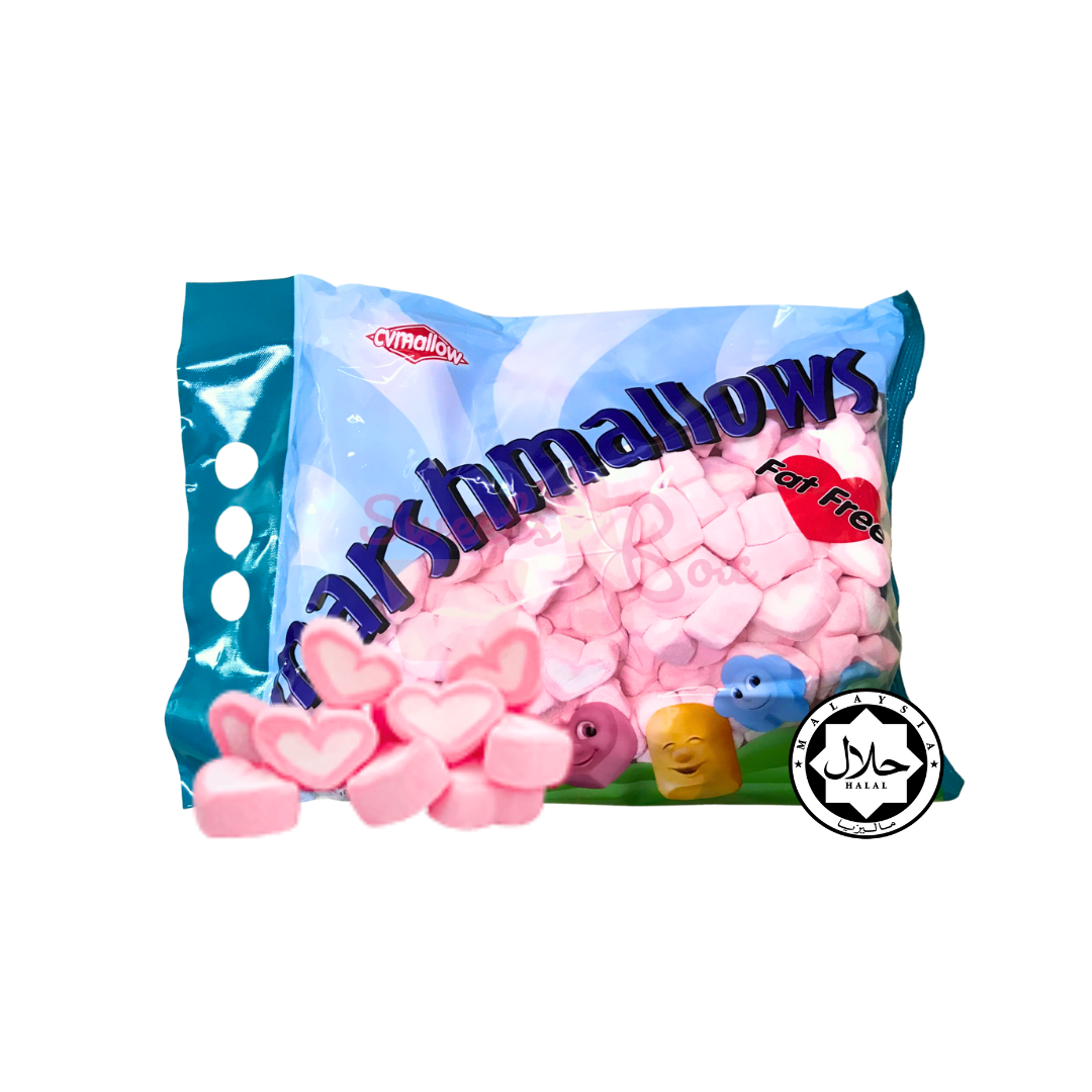 Heart Shaped Strawberry Marshmallow 1KG