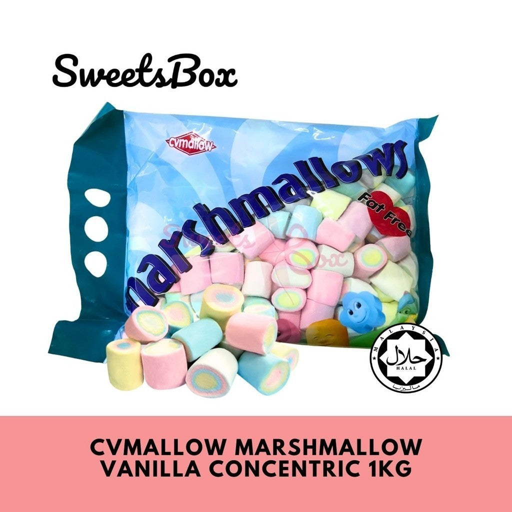 CVMallow Marshmallow 1kg - Halal Marshmallow
