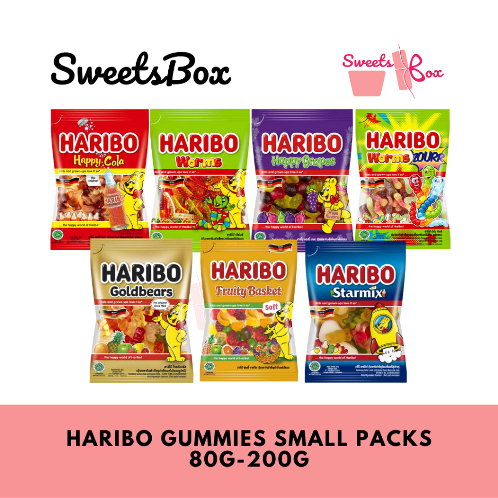 70g-200g HARIBO Halal Gummy Candy - Original Packaging Food Gummies Snacks