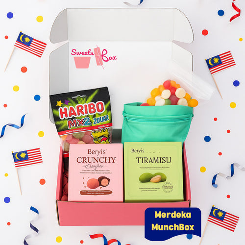 Merdeka MunchBox - Set Candy, Gummy, Coklat edisi terhad