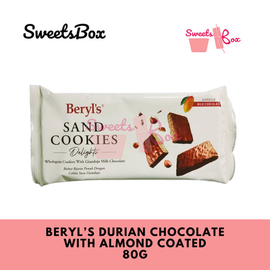 Beryl's Sand Cookies Wholegrain Cookies With Gianduja Milk Chocolate 90g
