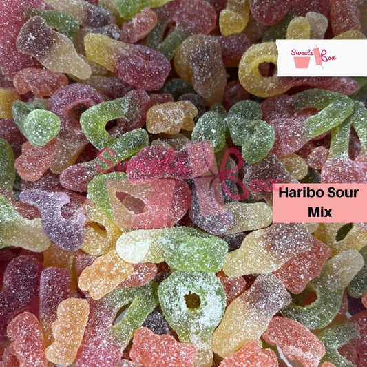Haribo Sour Mix Halal Gummy Candy -