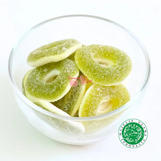 Haribo Apple Rings Green Apple Gummy