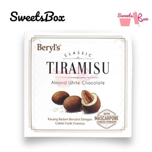 Beryl's Tiramisu Classic Almond White Chocolate 65g