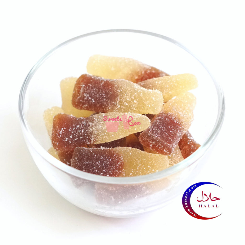 Bebeto Sour Cola Bottle Gummies – Tangy, Fizzy & Halal