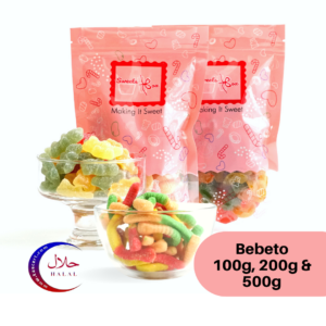 Bebeto Gummy 100g / 200g / 500g – Halal Certified & Best Selling Gummy