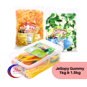 Jellopy Gummy 1kg / 1.5kg – Halal Certified & Best Selling