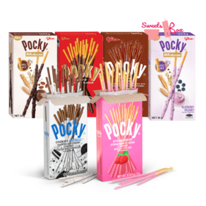 Glico Pocky Chocolate / Strawberry / Blueberry Flavour Biscuit Stick