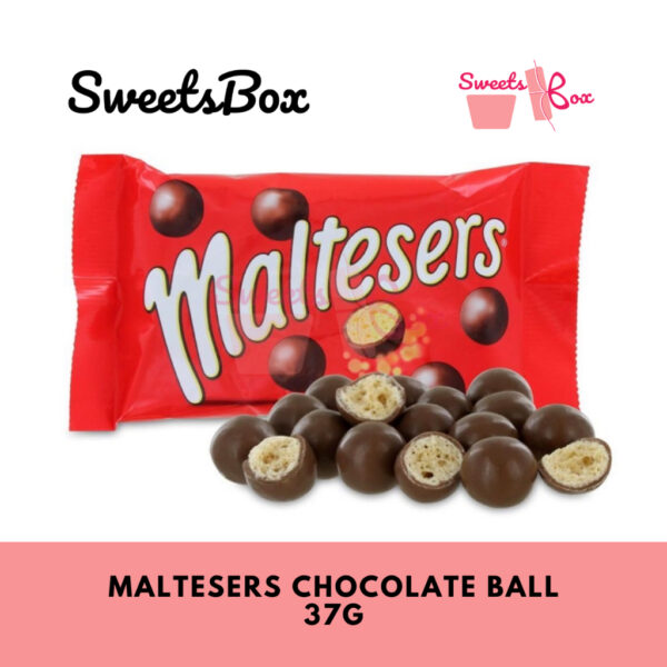 Maltesers Milk Chocolate Single 37g Chocolate Crispy